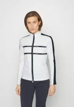 J.Lindeberg Jade Mid Layer - Sweat Zippé - White