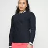 Leonora Mid Layer - T-Shirt À Manches Longues - Navy -J.Lindeberg Boutique 032ba8b29a78488ea6b1aa94d974350c