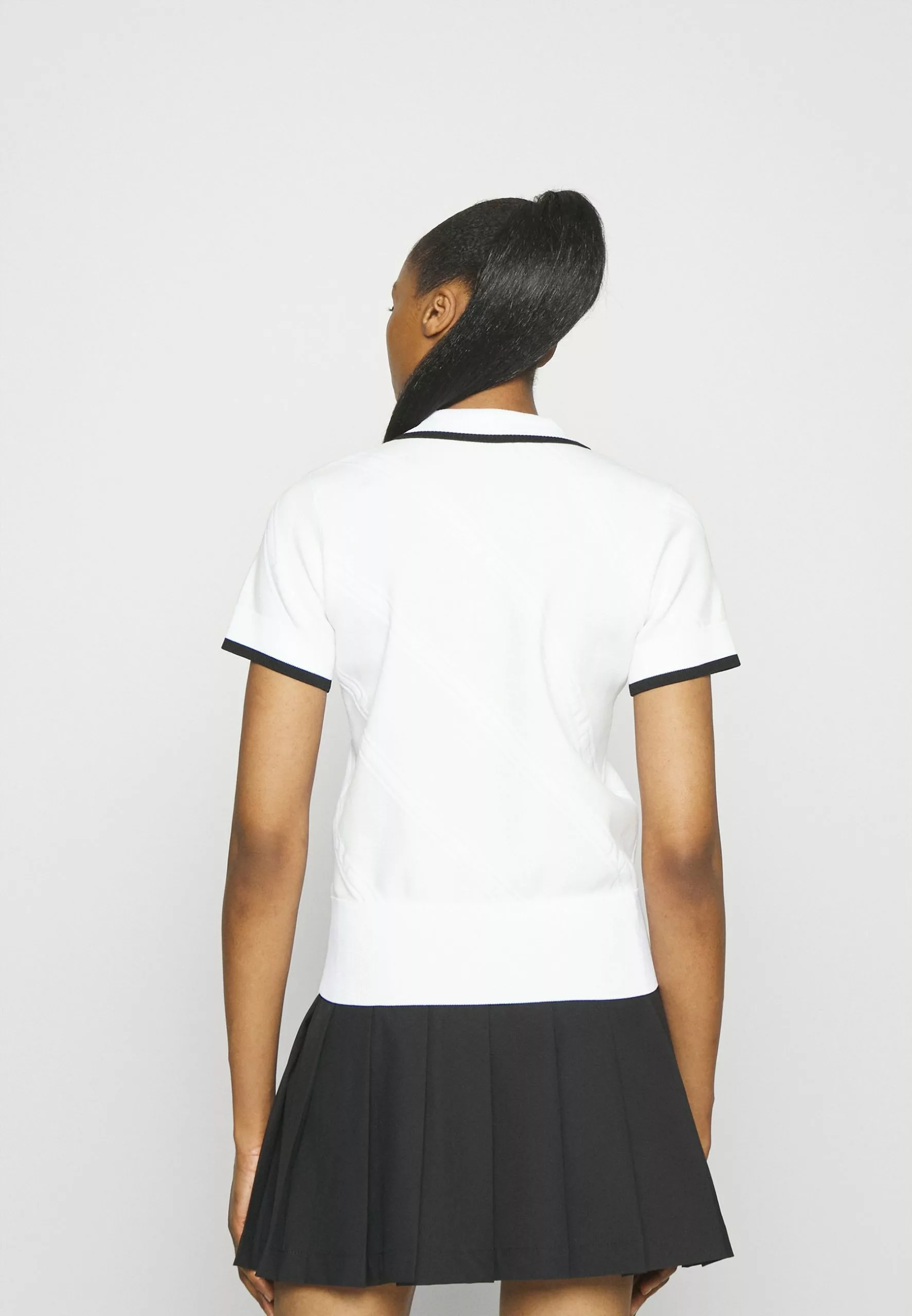 Feline Knitted Shirt - Polo - White 5 Feline Knitted Shirt - Polo - White – Image 3