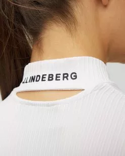 Top J.LINDEBERG PEGGY TOP AWJT06438-white -J.Lindeberg Boutique 232 awjt06438 0 06