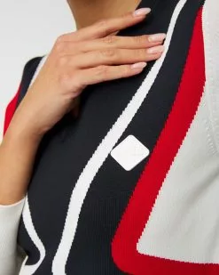 Pull J.LINDEBERG CELINE KNITTED SWEATER AWKW06948-6855 -J.Lindeberg Boutique 232 awkw06948 6855 06