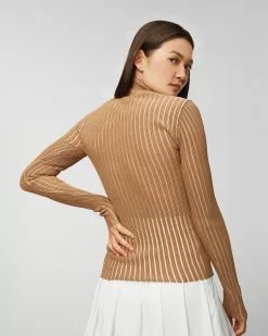 Pull J.Lindeberg Roxy AWKW08159-e116 -J.Lindeberg Boutique 232 awkw08159 e116tigerbrown 05