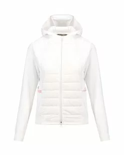 Veste Hybride J.LINDEBERG W KEISHA HYBRID HOOD JACKET AWOW06452-white