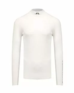 Col Roulé J.LINDEBERG AELLO SOFT COMPRESSION GMJT06334-white