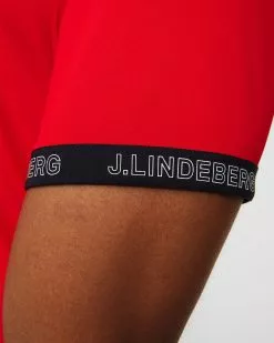 Polo J.Lindeberg Guy GMJT07623-g135 -J.Lindeberg Boutique 232 gmjt07623 g135fieryred 05
