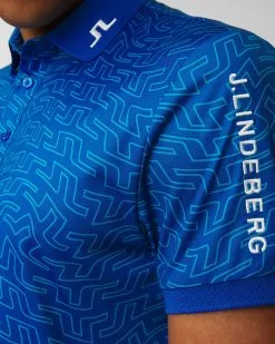 Polo J.Lindeberg Tour GMJT07644-o477 -J.Lindeberg Boutique 232 gmjt07644 o477lapisoutlinebridgeswirl 07