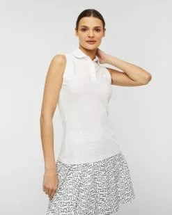 Polo J.Lindeberg Lale GWJT07582-white -J.Lindeberg Boutique 232 gwjt07582 0000white 02