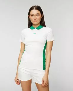 Polo J.Lindeberg Elina GWJT08090-white -J.Lindeberg Boutique 232 gwjt08090 0000white 03