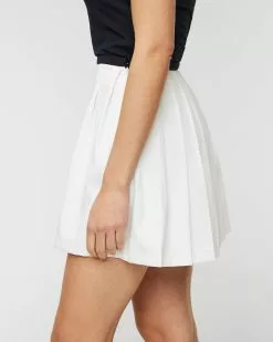 Jupe J.Lindeberg Sierra Pleat Skirt GWSD06673-white -J.Lindeberg Boutique 232 gwsd06673 0000white 03