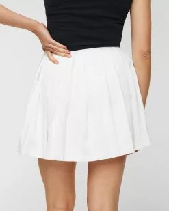 Jupe J.Lindeberg Sierra Pleat Skirt GWSD06673-white -J.Lindeberg Boutique 232 gwsd06673 0000white 04
