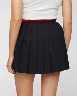 Jupe J.Lindeberg Sierra Pleat Skirt GWSD06673-6855 -J.Lindeberg Boutique 232 gwsd06673 6855jlnavy 04