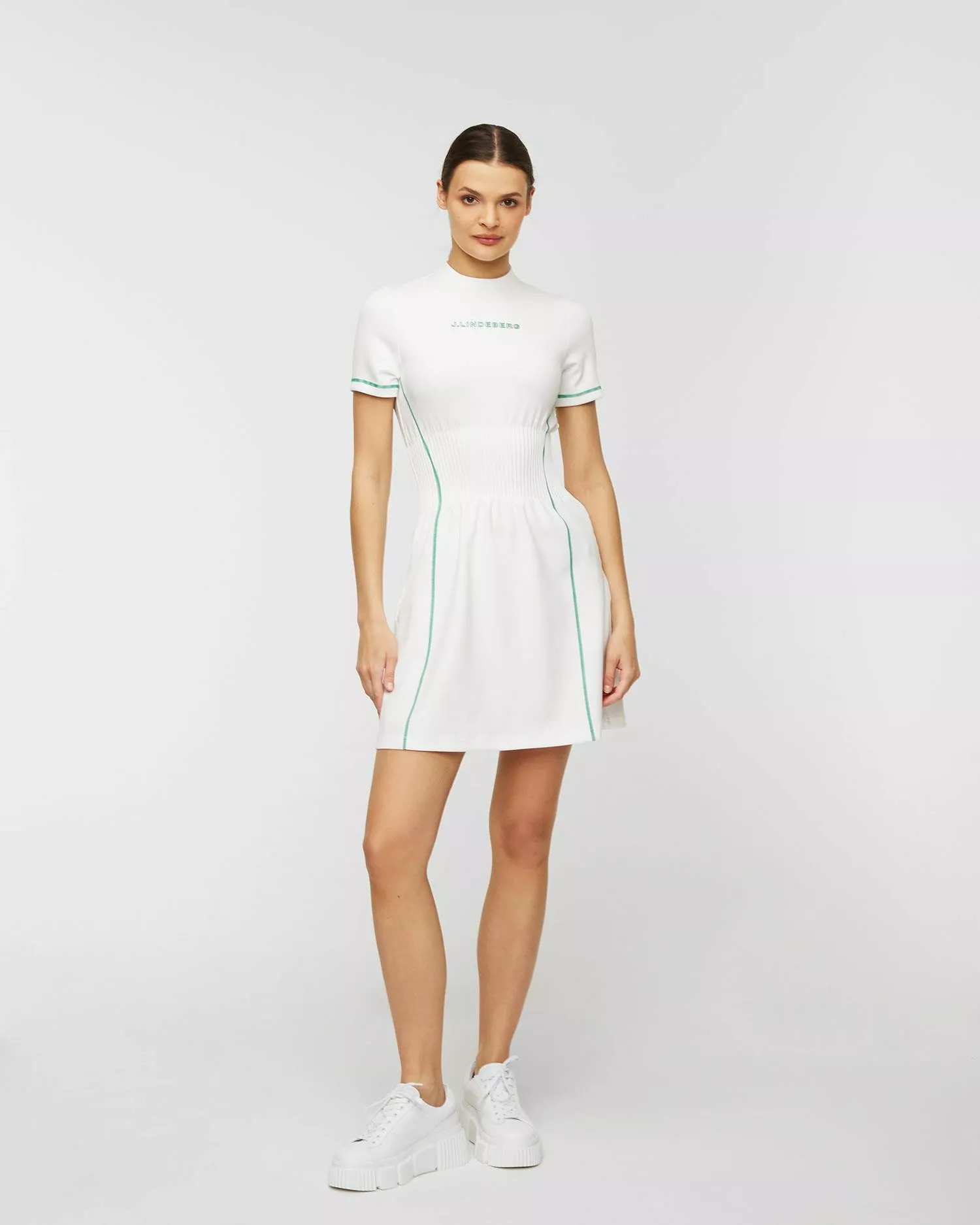 Robe J.Lindeberg Krystal GWSD07950-white 5 Robe J.Lindeberg Krystal GWSD07950-white – Image 3