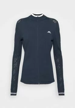 J.Lindeberg Alma Sweater - Gilet - Navy -J.Lindeberg Boutique 5bfcf39ad7dd473eb62a3cf50d513ba2
