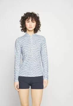 Marilyn Half Zip Mid Layer - T-Shirt À Manches Longues - White