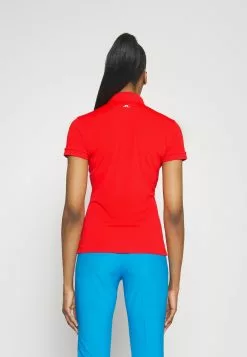 Tour Tech - Polo - Fiery Red -J.Lindeberg Boutique 6c15cf0e679d4be08ffae945b19d94ee