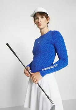 Tekla Crew Neck - T-Shirt À Manches Longues - Blue -J.Lindeberg Boutique 7452c15a8bbb4d63b97f234baafefc58