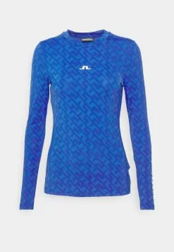 Tekla Crew Neck - T-Shirt À Manches Longues - Blue -J.Lindeberg Boutique 78ff07b49f9543d4b388a94c0a5685aa