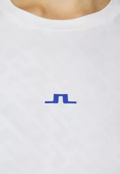 Tekla Crew Neck - T-Shirt À Manches Longues - White Printed Bridge -J.Lindeberg Boutique 9bb2579166704e50a4c22fd1ec6be5d4