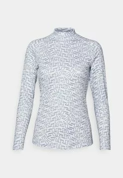 Asa Soft Compression - T-Shirt À Manches Longues - White Outline Bridge Swirl -J.Lindeberg Boutique c1381a2984dc44248755d7932e977a4b