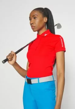 Tour Tech - Polo - Fiery Red -J.Lindeberg Boutique c90a5f695a48419f8db3b5e7bf216995
