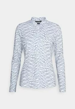 Marilyn Half Zip Mid Layer - T-Shirt À Manches Longues - White -J.Lindeberg Boutique d1f6ffcf65824ecdbb48eac65d0cd354