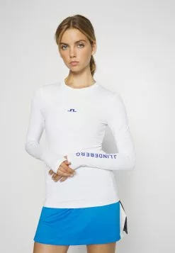 Tekla Crew Neck - T-Shirt À Manches Longues - White Printed Bridge -J.Lindeberg Boutique d59366dd60af4432a7d1889d195df6eb