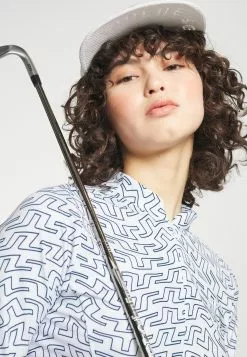 Marilyn Half Zip Mid Layer - T-Shirt À Manches Longues - White -J.Lindeberg Boutique d70353bef7614d499244a024590a34f3