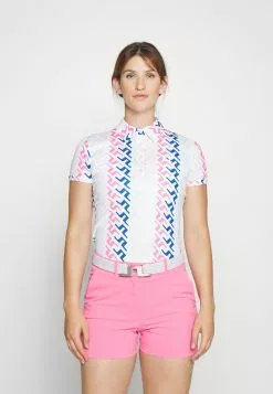 Hailey Print - Polo - Pink