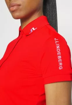 Tour Tech - Polo - Fiery Red -J.Lindeberg Boutique eb7112086a37438993da9a96c76b3be8