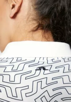 Tour Tech - Polo - White Outline Bridge Swirl -J.Lindeberg Boutique f0351aa48a794ef19bfac96adb8d587d