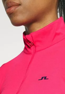 Lauryn Half Zip Mid Layer - T-Shirt À Manches Longues - Azalea 11 Lauryn Half Zip Mid Layer - T-Shirt À Manches Longues - Azalea -J.Lindeberg Boutique fb957c92593b4f7c9970e4a2135817ec